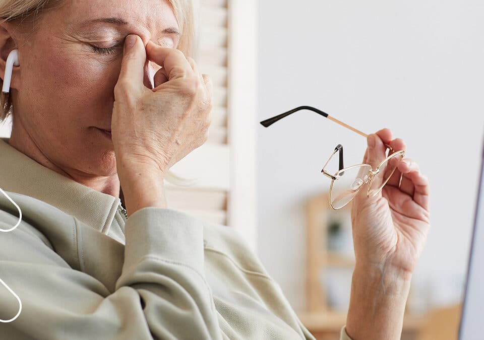 dolor de cabeza y ojos