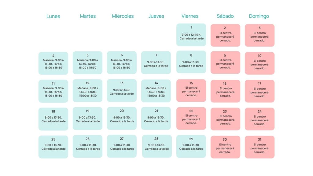 horario clínica oftalmológica icqo agosto