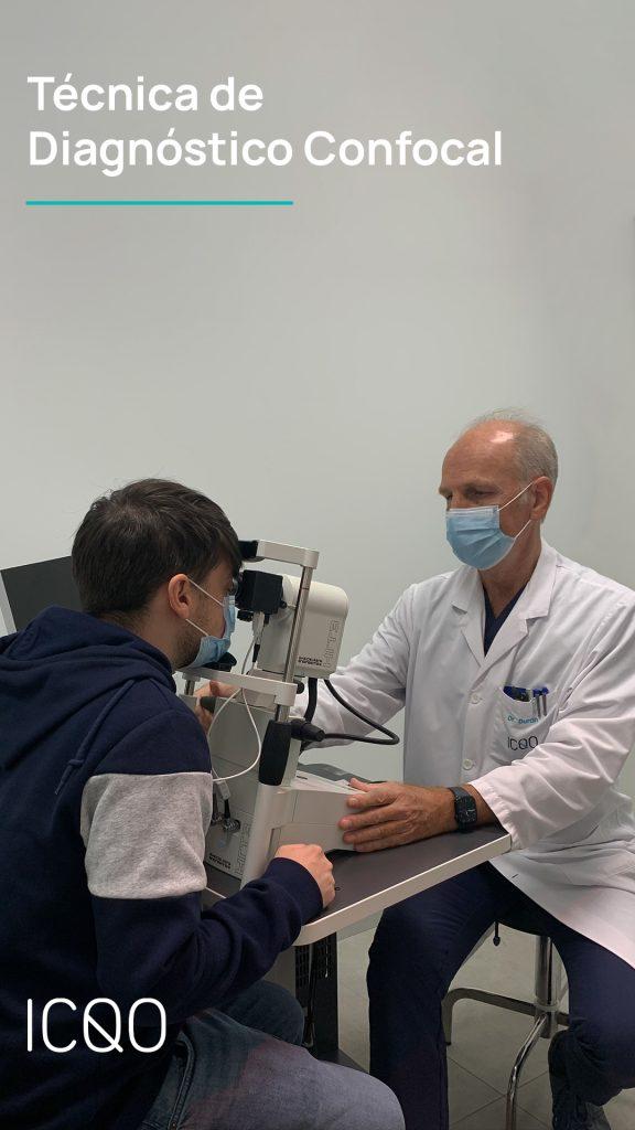 dolor ocular crónico, microscopia confocal